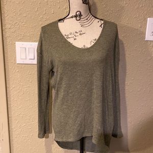 High Low Drop Shoulder Sweater